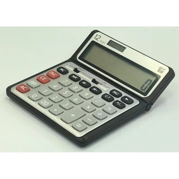 Pen + Gear 12-Digit Black Mini Desktop/ Office Calculator  NEW - Picture 1 of 5